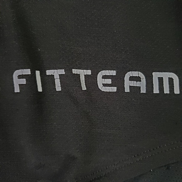 Athleta Fit Team Tank Top Cut Out Mesh Black Gold Women's Size XS - Picture 7 of 10